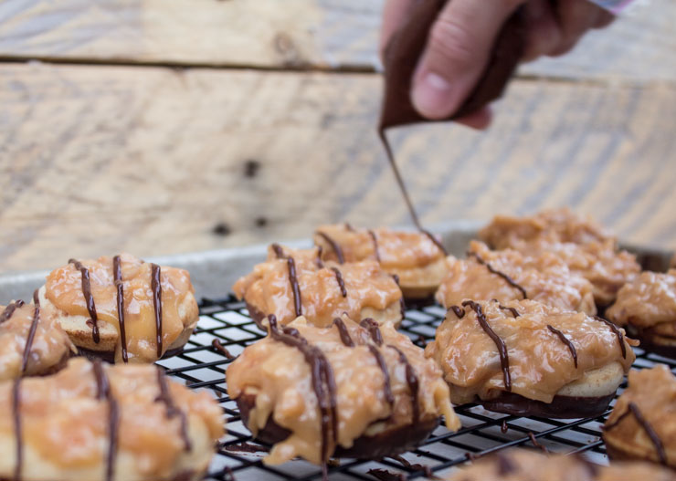 Samoa Mini Donuts