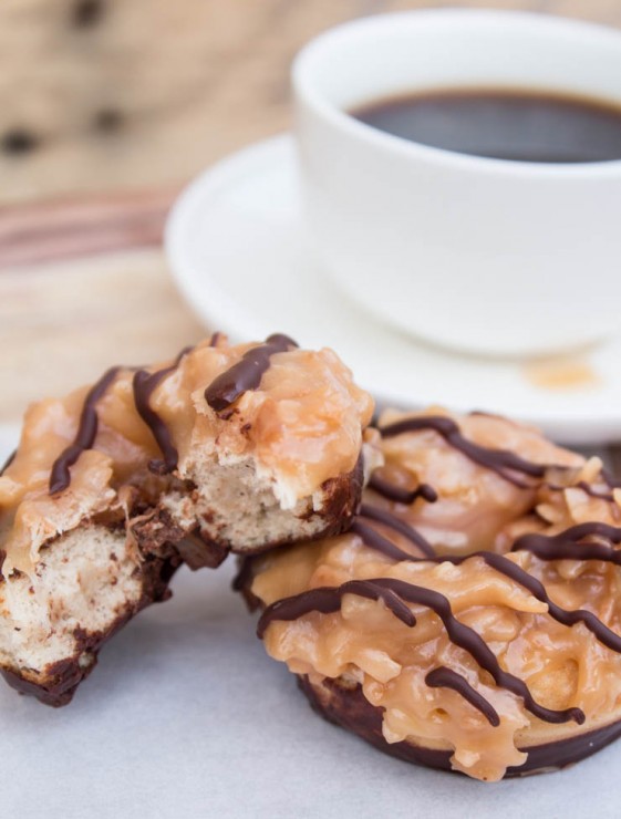 Caramel Mini Donuts