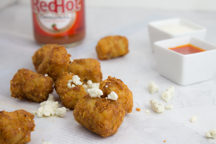 Buffalo Blue Cheese Tots