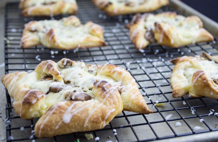 Candied Pecan Cheese Danish