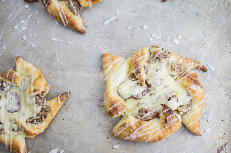 Candied Pecan Cheese Danish