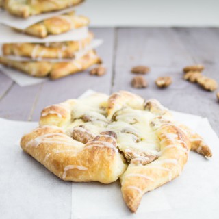 Candied Pecan Cheese Danish