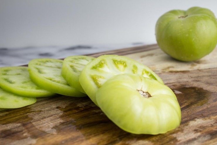 Sliced Green Tomatoes