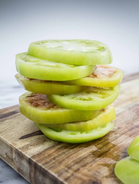 Sliced Green Tomatoes