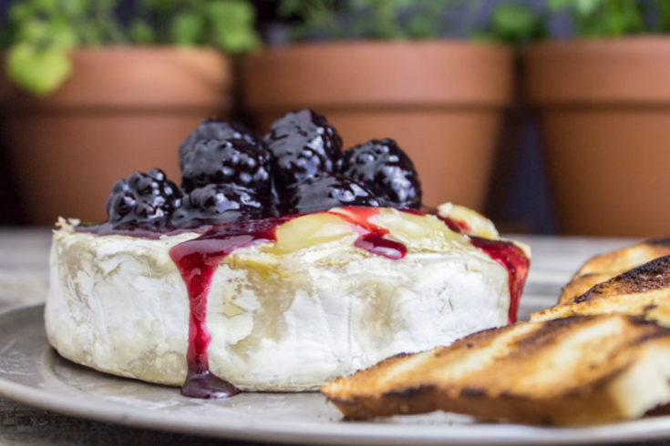 Baked Blackberry Brie