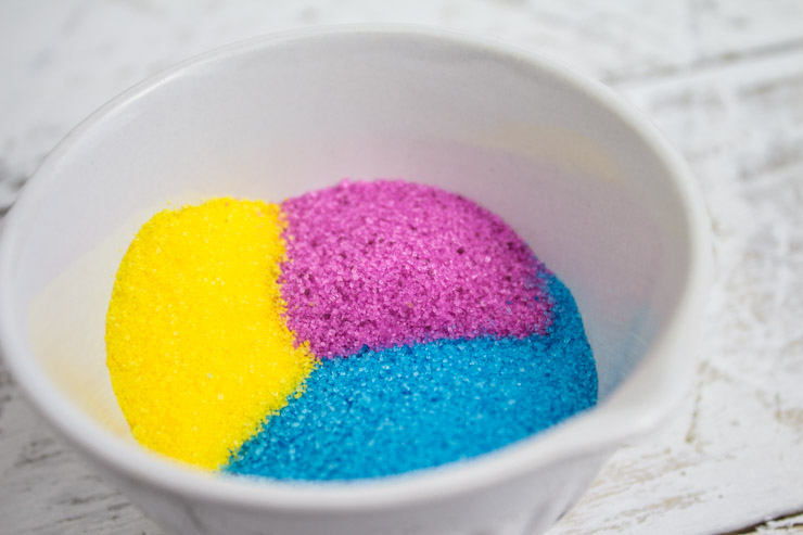 Colored Sugar for Coating