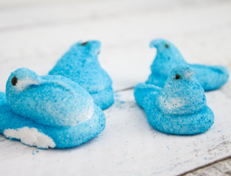 Blue Homemade Peeps