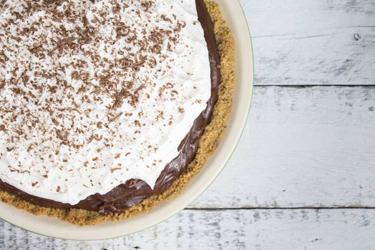 Whipped Chocolate Cream Pie