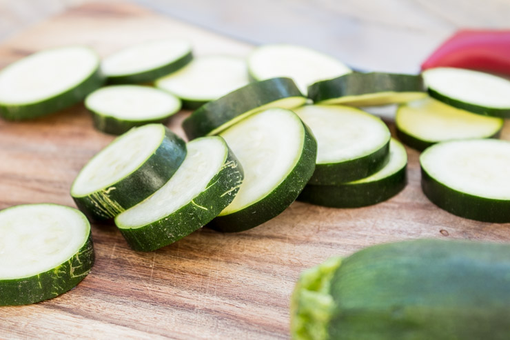 Sliced Zucchini