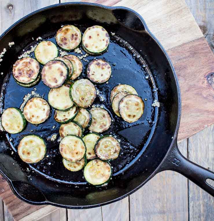 Garlic Sautéed Zucchini