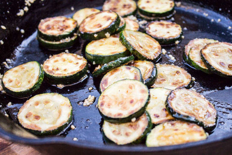 Garlic Sautéed Zucchini