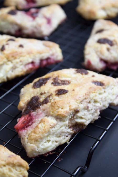 Strawberry Cinnamon Chip Scones