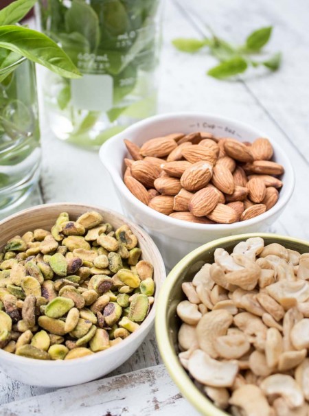 Cashews, Almonds and Pistachios