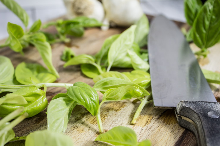 Fresh Homegrown Basil