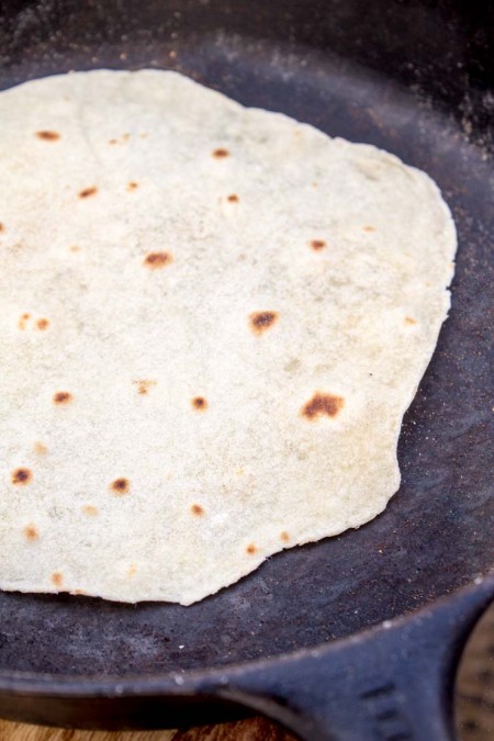 Quickly Cook Tortillas in Skillet