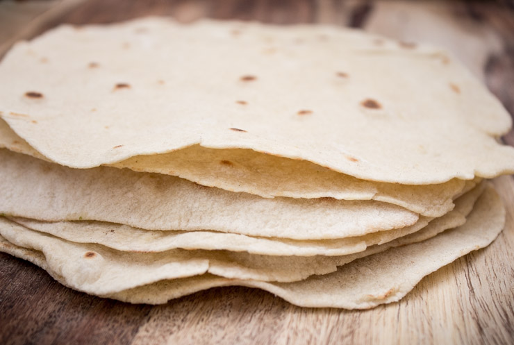 Homemade Flour Tortillas - House of Yumm