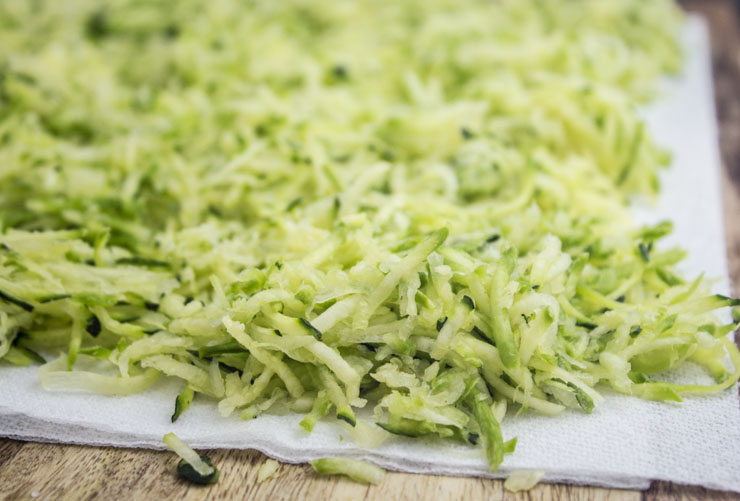 Zucchini for Fritters