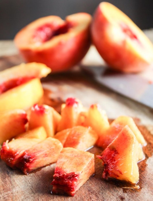 Chopped Peaches