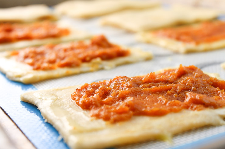 Pumpkin Spice Filled Homemade Pop Tarts