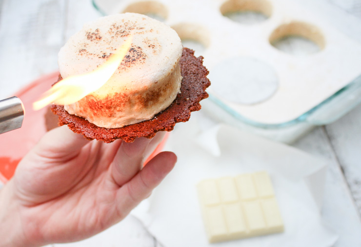 Toasting Pumpkin Spice Marshmallows