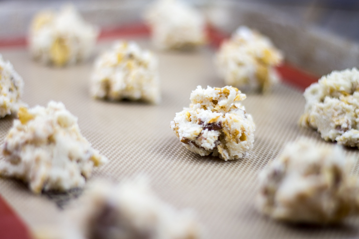 Cornflake Cookies Ready to Bake