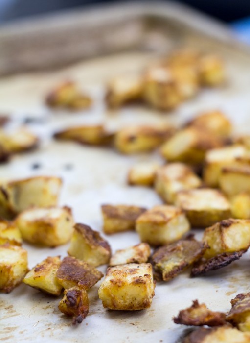 Crispy Potatoes for Tacos