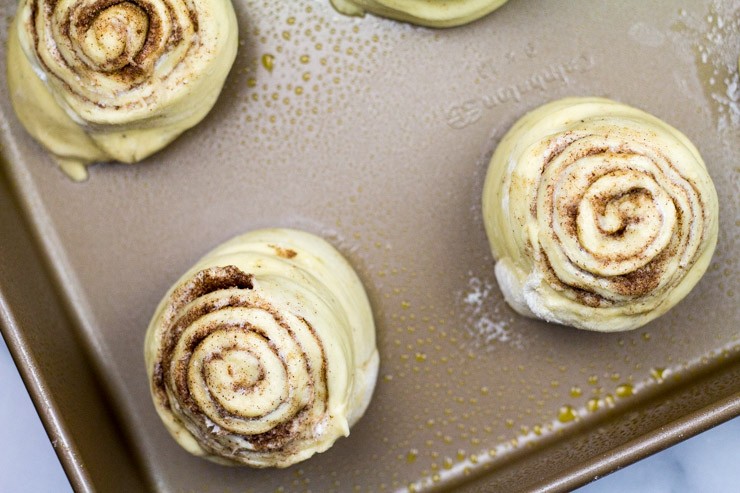 Proofing Giant Cinnamon Rolls