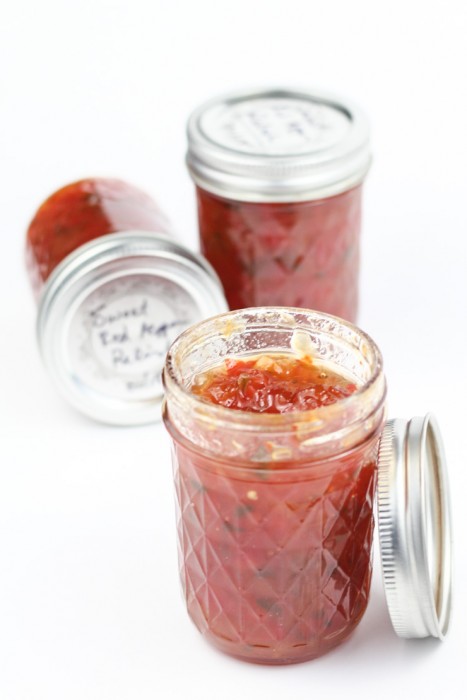 Sweet Red Pepper Relish