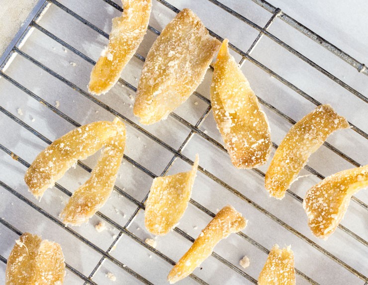 Candied Ginger to Finish Cupcakes