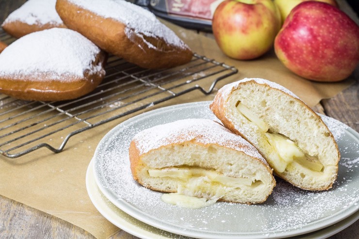 Apple Havarti Beignets