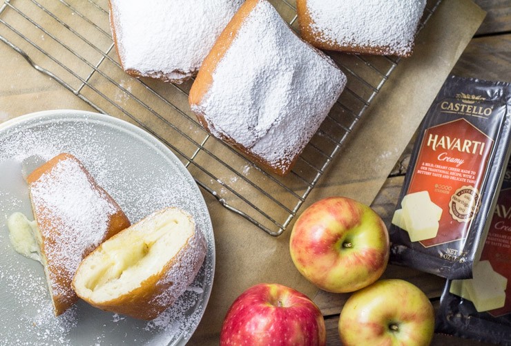 Apple Havarti Beignets