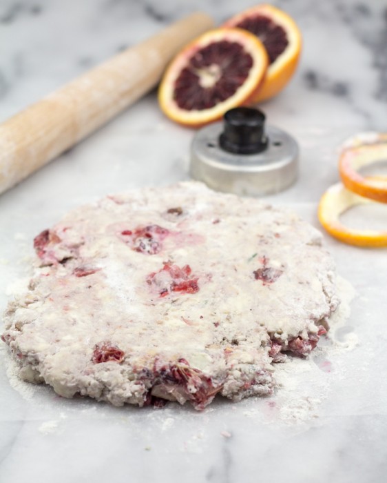 Blood Orange Biscuit Dough