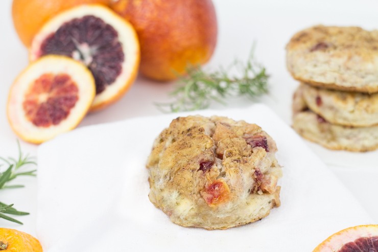 Blood Orange Biscuits