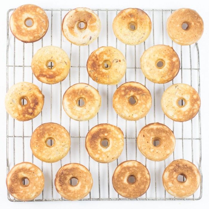 Mini Carrot Cake Doughnuts