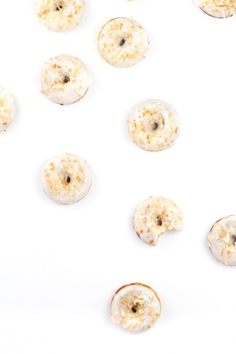 Mini Carrot Cake Doughnuts