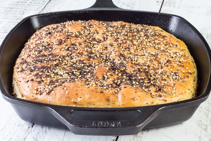 Everything Bagel Focaccia Bread