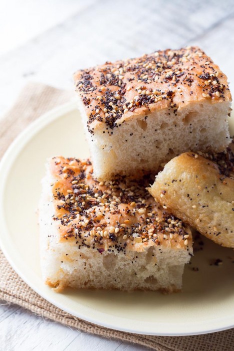 Everything Bagel Focaccia Bread