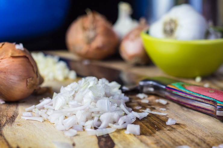 Chopping Shallots & Garlic