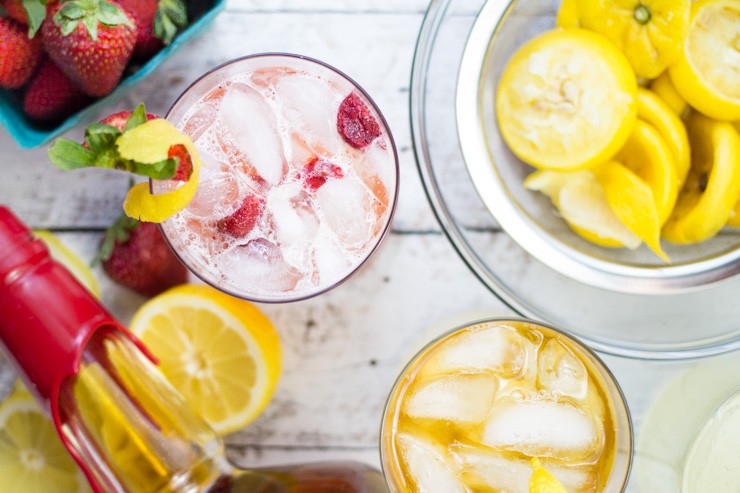 Strawberry Bourbon Lemonade