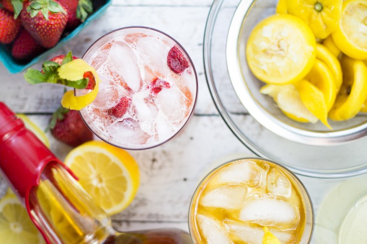 Strawberry Bourbon Lemonade