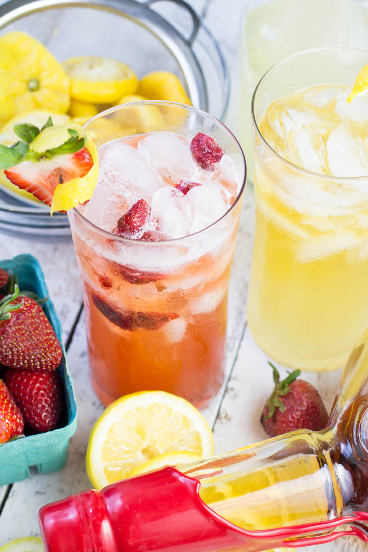 Strawberry Bourbon Lemonade