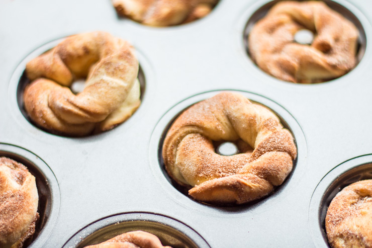 Babka Twist Doughnuts with Cinnamon Sugar