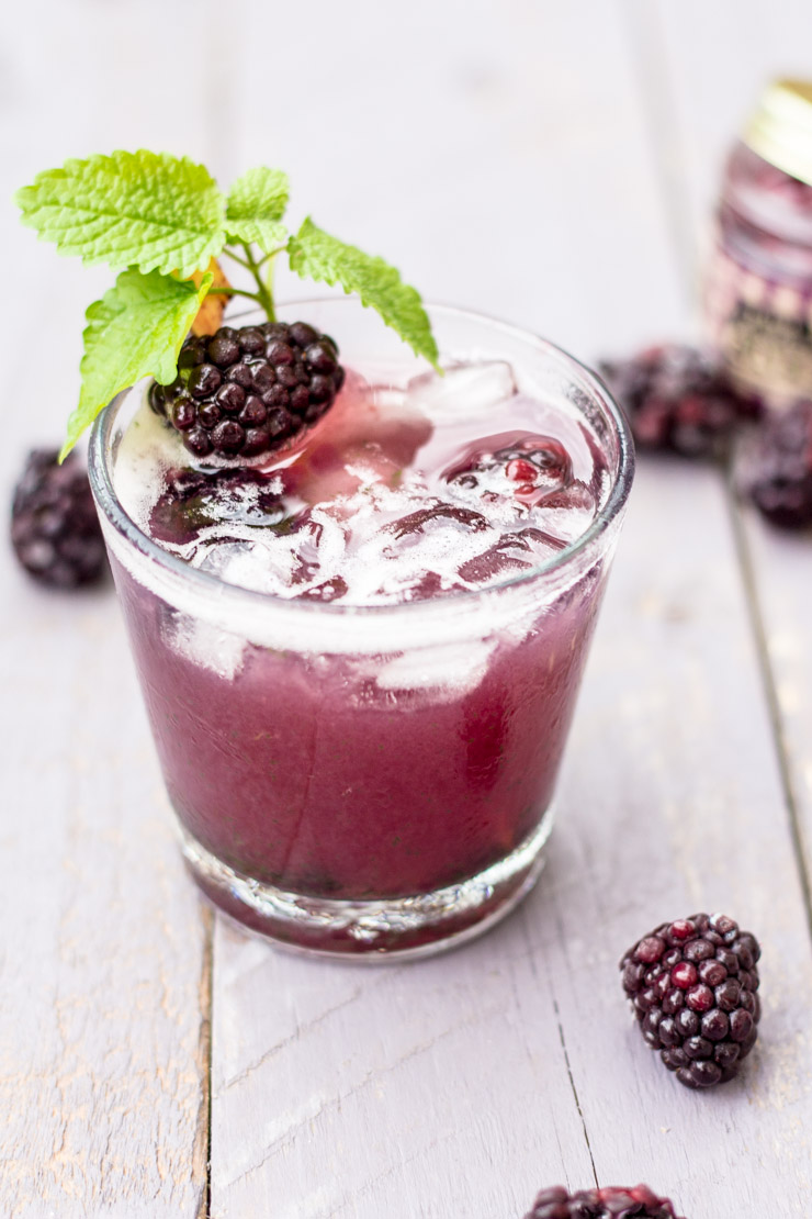 Blackberry Jammin’ Gin Cocktail + GIVEAWAY Southern FATTY
