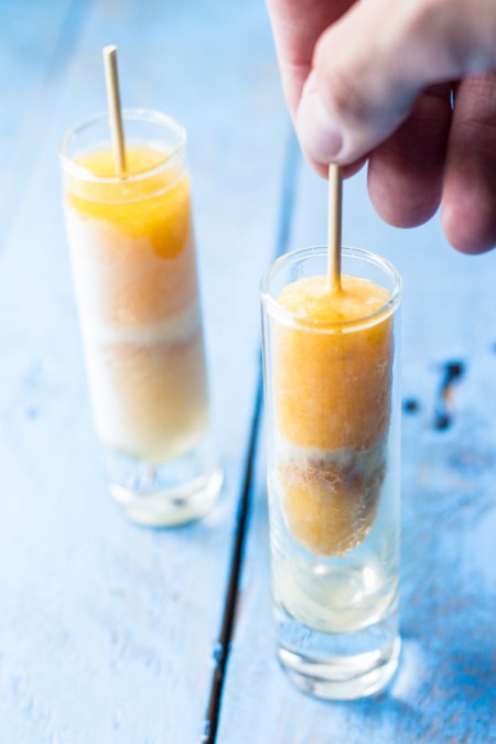 Pineapple Chili'd Ginger Cream Pops