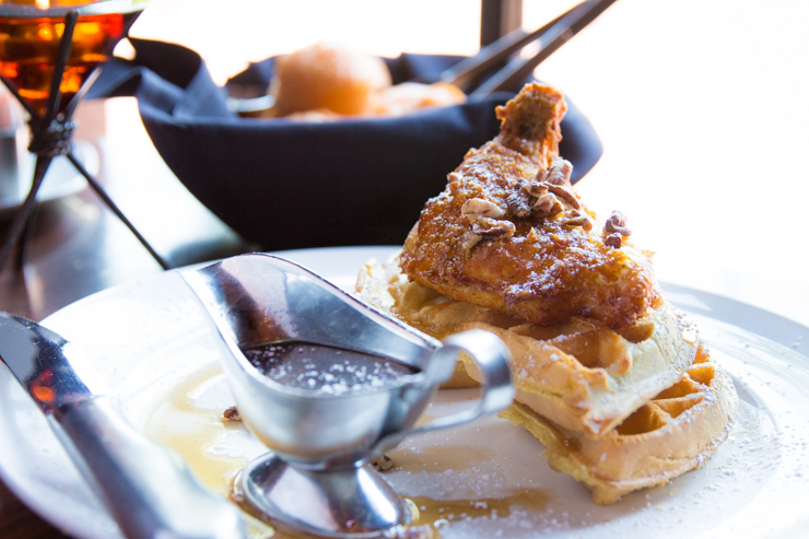 Chicken & Waffles at Grille 29 - Huntsville, AL