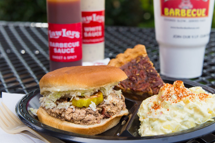 BBQ from LawLers BBQ in Huntsville, AL