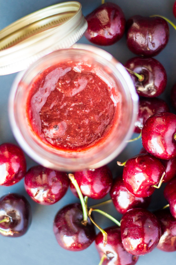 Homemade Cherry Reduction Sauce