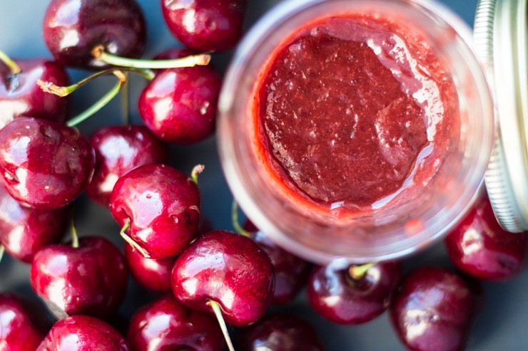 Homemade Cherry Reduction Sauce