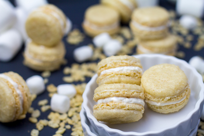 Rice Krispies Treat Macarons