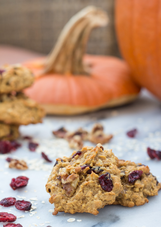 Brown Butter Pumpkin Oatmeal Cookies